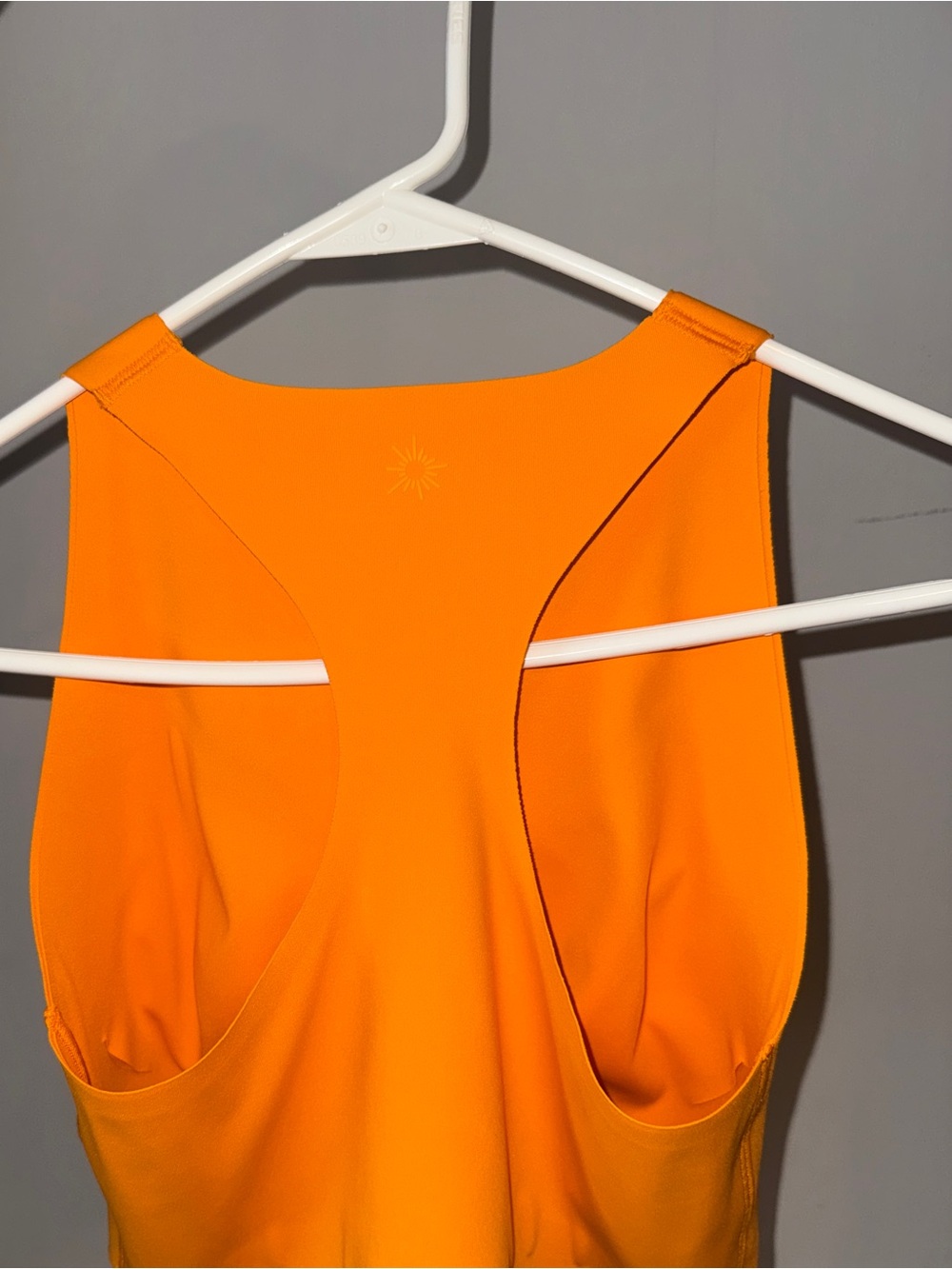Offline by Aerie high neck seamless orange bralette - Picture 2 of 3